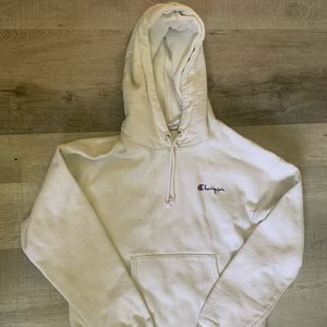 Women’s White Champion Hoodie